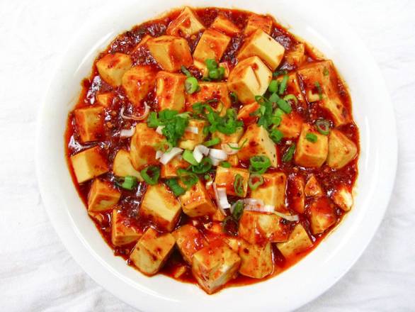 Mapo Tofu with blood curd - 麻婆双色豆腐 🌶️